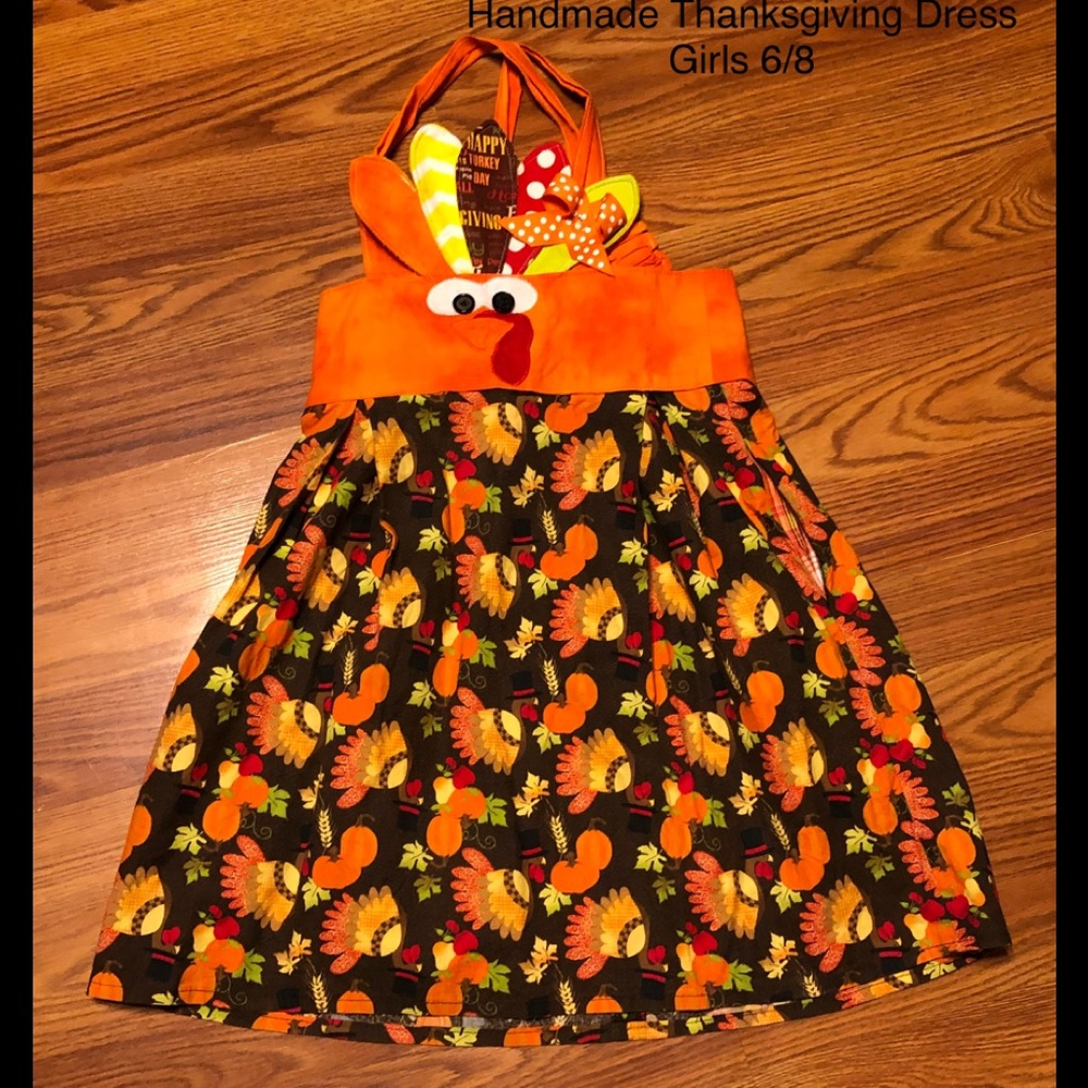 Handmade Thanksgiving Criss Cross Dress